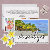 We zeiden ja | 4 Aankondiging van het fotoweddensc