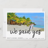 We zeiden ja | 4 Aankondiging van het fotoweddensc (Voorkant)