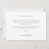 We Zeiden Ja Boho Budget Huwelijksfoto Virtueel Aankondiging (Achterkant)