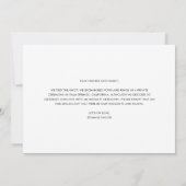 We zeiden ja foto bruiloft elopement aankondiging (Achterkant)