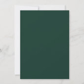 We zeiden ja minimale chique moderne bruiloft save the date (Achterkant)