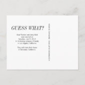 We zeiden ja | Moderne foto bruiloft aankondiging (Achterkant)