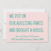 We zetten onze volwassen mieren aan en kochten een aankondiging (Voorkant)