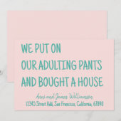 We zetten onze volwassen mieren aan en kochten een aankondiging (Voorkant / Achterkant)