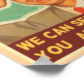 We zien dat je een idioot bent poster (Hoek)