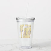 We zien elkaar weer, vrienden acryl drinkbeker (Achterkant)