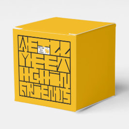 We zien elkaar weer, vrienden bedankdoosjes