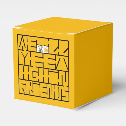 We zien elkaar weer, vrienden bedankdoosjes (Voorkant Zijde)