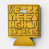 We zien elkaar weer, vrienden blikjeskoeler (Achterkant)