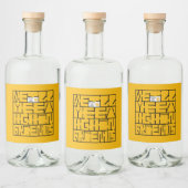 We zien elkaar weer, vrienden likeurfles etiket (Flessen)