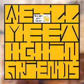 We zien elkaar weer, vrienden raamsticker (Vel 2)