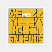 We zien elkaar weer, vrienden servet (Voorkant)