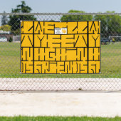 We zien elkaar weer, vrienden spandoek (Insitu)