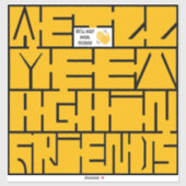 We zien elkaar weer, vrienden sticker (Vel)