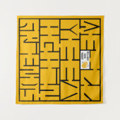 We zien elkaar weer, vrienden wandkleed (Voorkant (horizontaal))