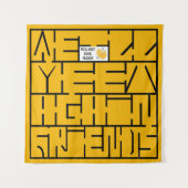 We zien elkaar weer, vrienden wandkleed (Voorkant)