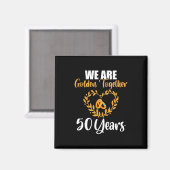 We zijn 50 jaar samen Golden Magneet (Voorkant / Achterkant)