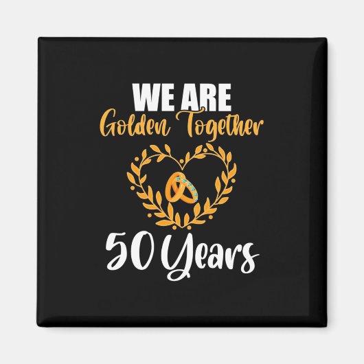 We zijn 50 jaar samen Golden Magneet (Voorkant)