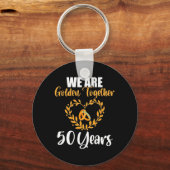 We zijn 50 jaar samen Golden Sleutelhanger (Voorkant)