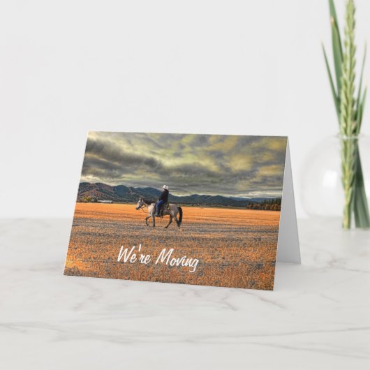 WE ZIJN AAN HET BEWEGEN AANKONDIGING (Voorkant)