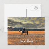 WE ZIJN AAN HET BEWEGEN AANKONDIGINGSKAART (Voorkant / Achterkant)