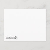 WE ZIJN AAN HET BEWEGEN AANKONDIGINGSKAART (Achterkant)