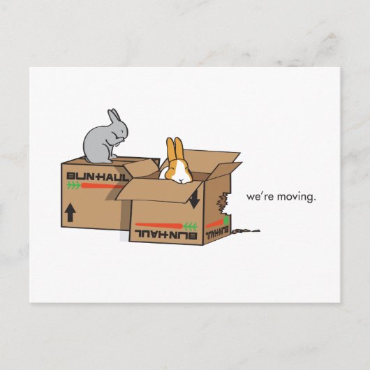 WE ZIJN AAN HET BEWEGEN AANKONDIGINGSKAART (Voorkant)