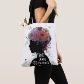 "We zijn aan het groeien" - canvas tas (Dichtbij)