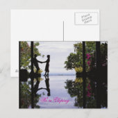 We zijn aan het rondlopen aankondigingskaart (Voorkant / Achterkant)