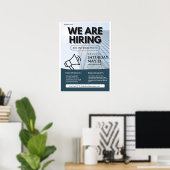 We zijn aan het werven Flyer, Vacature, Werving Fl Poster (Thuiskantoor)