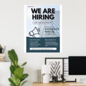 We zijn aan het werven Flyer, Vacature, Werving Fl Poster (Thuiskantoor)