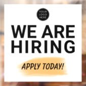 We zijn aan het werven. Meld u vandaag nog aan. Ve Raamsticker (Vel 2)