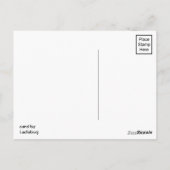 We zijn afgelopen briefkaart (Achterkant)