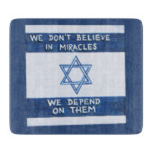 We zijn afhankelijk van wonderen - Rosh Pina Snijplank (Voorkant)