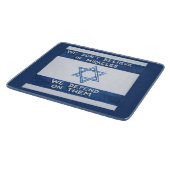 We zijn afhankelijk van wonderen - Rosh Pina Snijplank (Hoek)