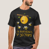 We zijn al 30 jaar een eerbetoon. 30e bruiloft t-shirt (Voorkant)