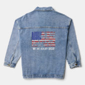 We zijn al GEWELDIG! Denim jas voor dames Denim Jacket (Achterkant)
