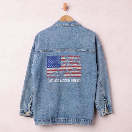 We zijn al GEWELDIG! Denim jas voor dames Denim Jacket (Hangar)