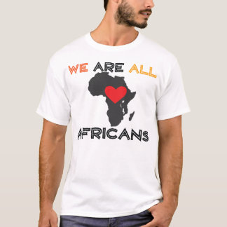 We zijn allemaal Afrikanen T-shirt