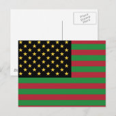 We zijn allemaal Amerika - Afrikaans en Amerikaans Briefkaart (Voorkant / Achterkant)