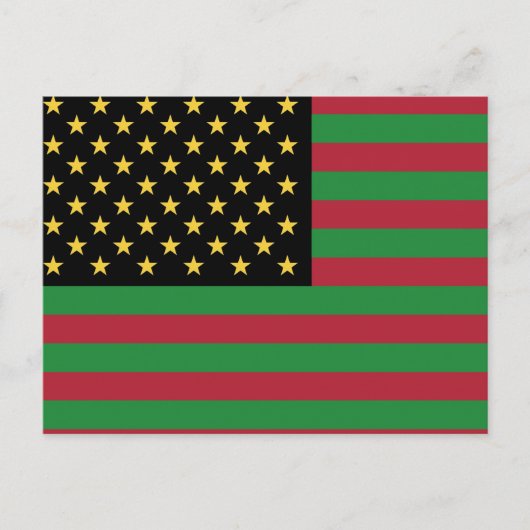 We zijn allemaal Amerika - Afrikaans en Amerikaans Briefkaart (Voorkant)