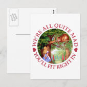 We zijn allemaal behoorlijk boos, je zult er metee briefkaart (Voorkant / Achterkant)