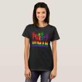 We zijn allemaal de menselijke pride Ally Rainbow  T-shirt (Voorkant volledig)