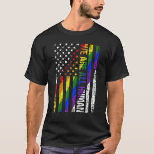We zijn allemaal de vlag van de Verenigde Staten v T-shirt