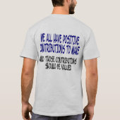 We zijn allemaal divers T-shirt (Achterkant)