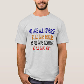 We zijn allemaal divers T-shirt
