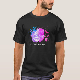 We zijn allemaal EDM DJ Mixing Club Music Techno E T-shirt