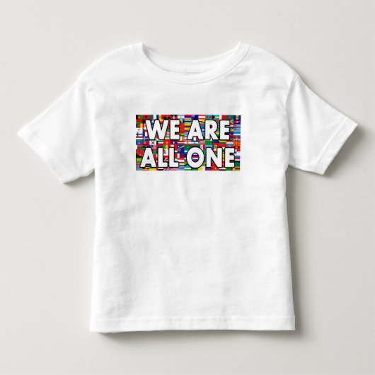 We zijn allemaal één kinder shirts (Voorkant)