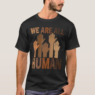 We zijn allemaal een zwarte geschiedenis van mensw t-shirt