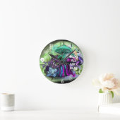 We zijn allemaal gek hier Cat Clock Ronde Klok (Huis)